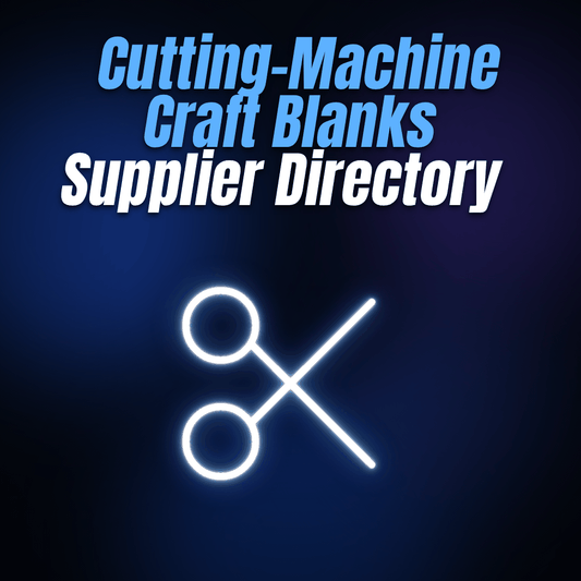 Cutting-Machine Craft Blanks Supplier Directory