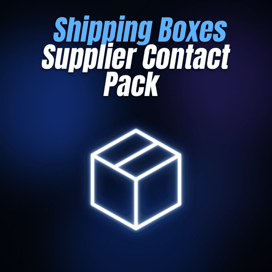 Shipping Boxes Supplier Contact Pack