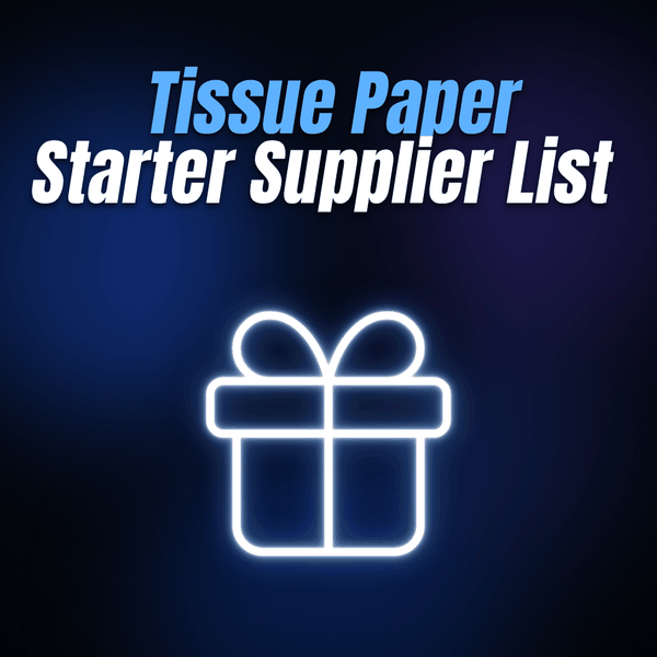 Tissue Paper Starter Supplier List