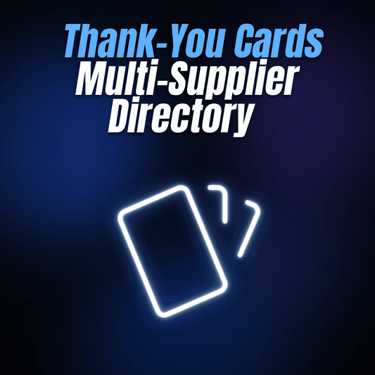 Thank-You Cards Multi-Supplier Directory