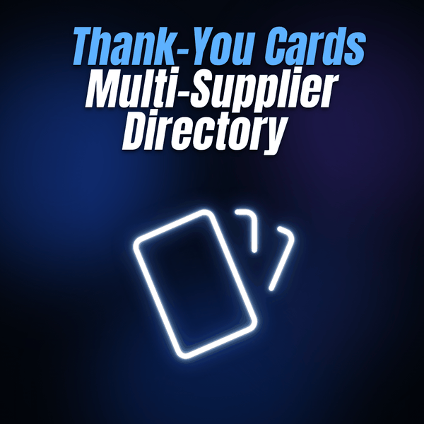 Thank-You Cards Multi-Supplier Directory