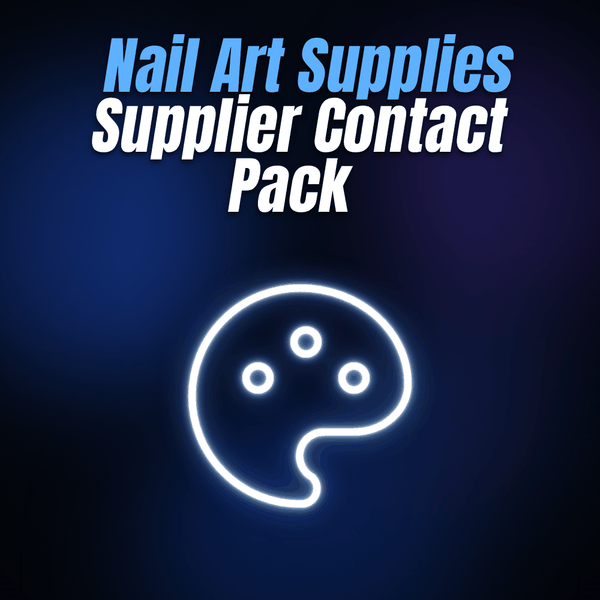 Nail Art Supplies Supplier Contact Pack