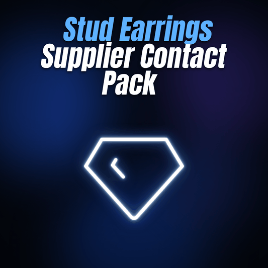 Stud Earrings Supplier Contact Pack