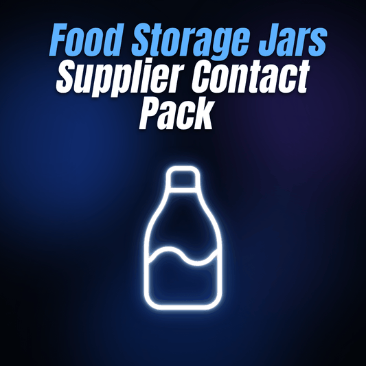 Food Storage Jars Supplier Contact Pack