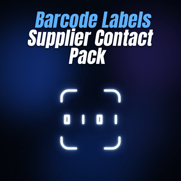 Barcode Labels Supplier Contact Pack