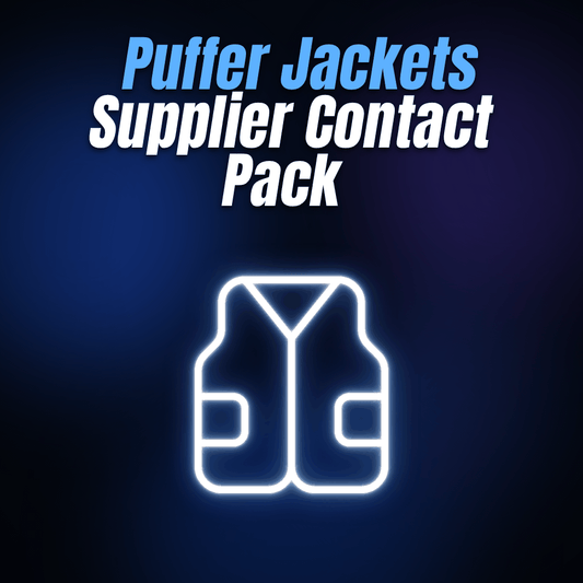 Puffer Jackets Supplier Contact Pack