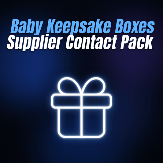 Baby Keepsake Boxes Supplier Contact Pack