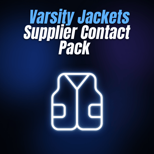 Varsity Jackets Supplier Contact Pack