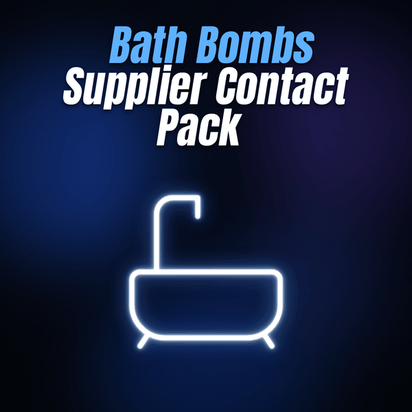 Bath Bombs Supplier Contact Pack