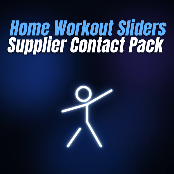 Home Workout Sliders Supplier Contact Pack
