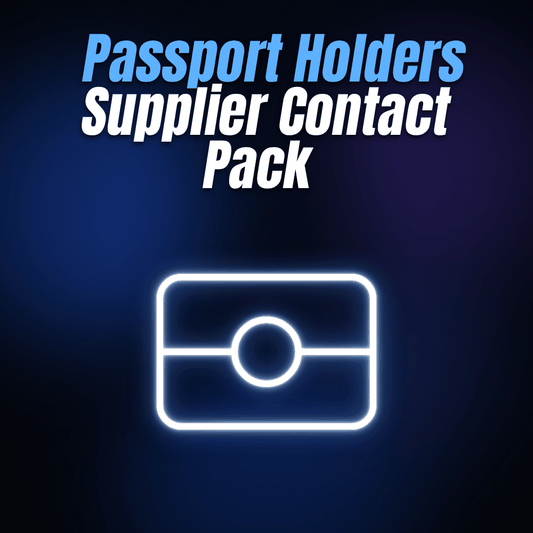 Passport Holders Supplier Contact Pack