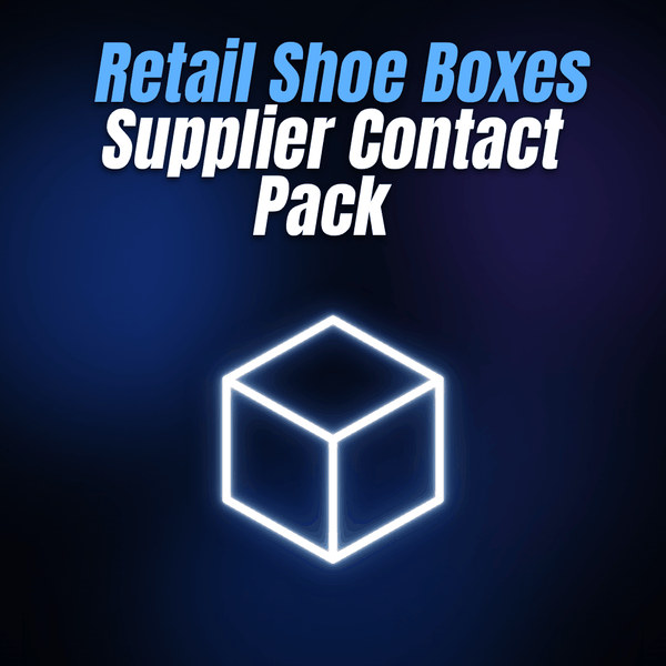 Retail Shoe Boxes Supplier Contact Pack
