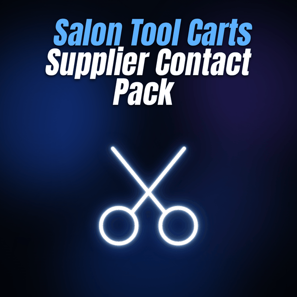 Salon Tool Carts Supplier Contact Pack