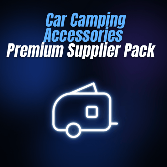 Car Camping Accessories Premium Supplier Pack