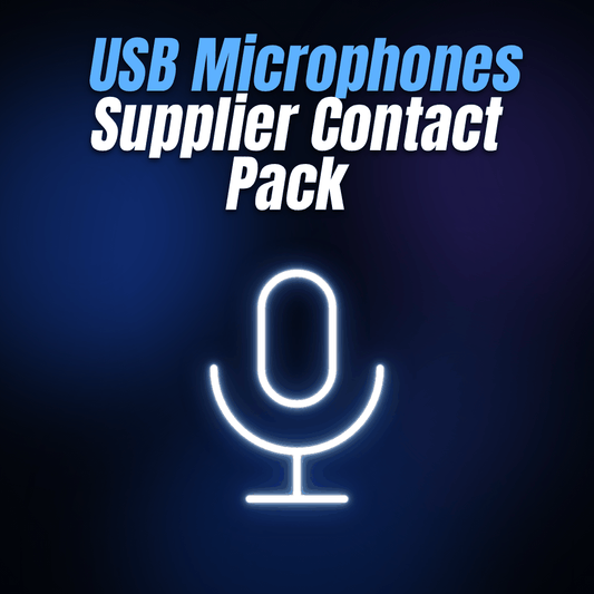 USB Microphones Supplier Contact Pack