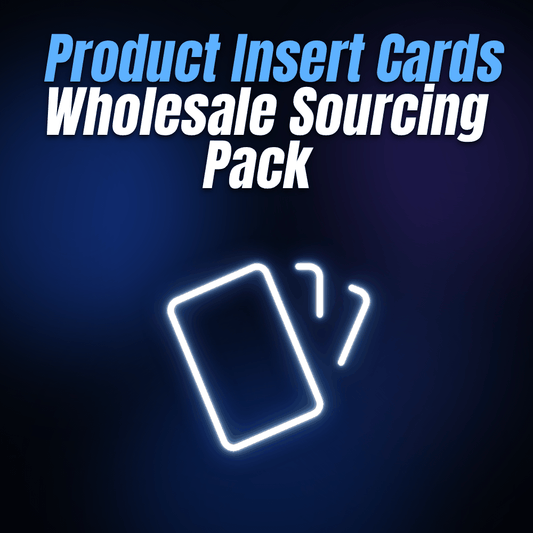 Product Insert Cards Wholesale Sourcing Pack
