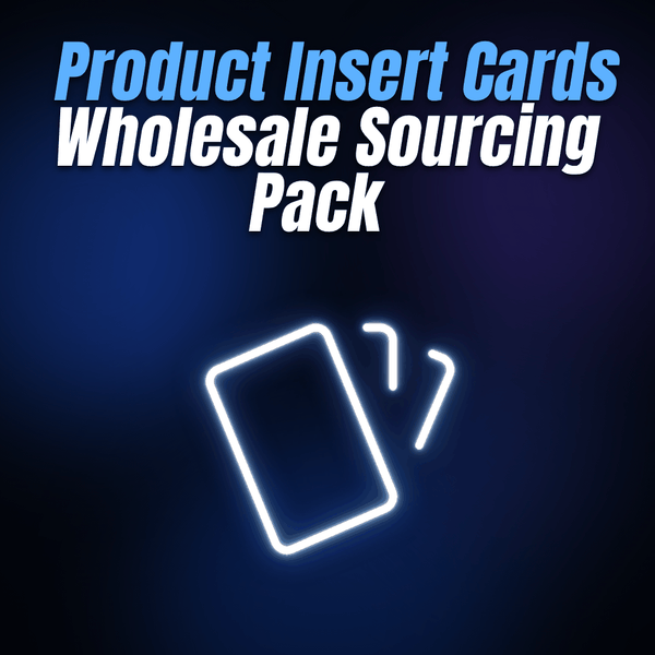 Product Insert Cards Wholesale Sourcing Pack